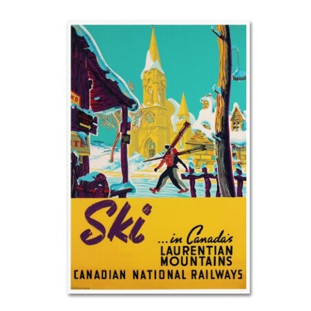 Trademark Fine Art Vintage Lavoie 'Laurentian' Canvas Art, 30x47 ALI19983-C3047GG